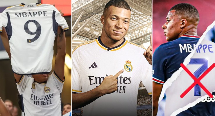 Mbappe sẽ mặc áo số 9 ở mùa giải đầu tiên chơi cho Real?