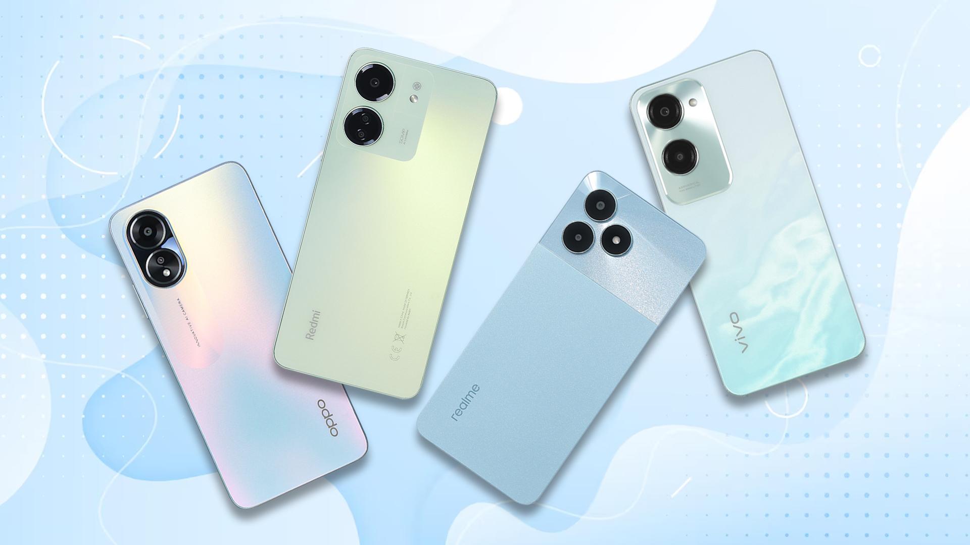 Cả 4 đại diện Oppo, Xiaomi, Realme và Vivo đều có những mẫu smartphone đình đám ở phân khúc trên dưới 3 triệu đồng