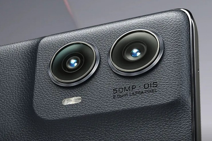 Dual cameras on the back.