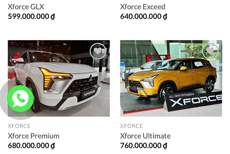 Mitsubishi XForce phiên bản Ultimate được nhiều đại lý hé lộ giá bán - 2