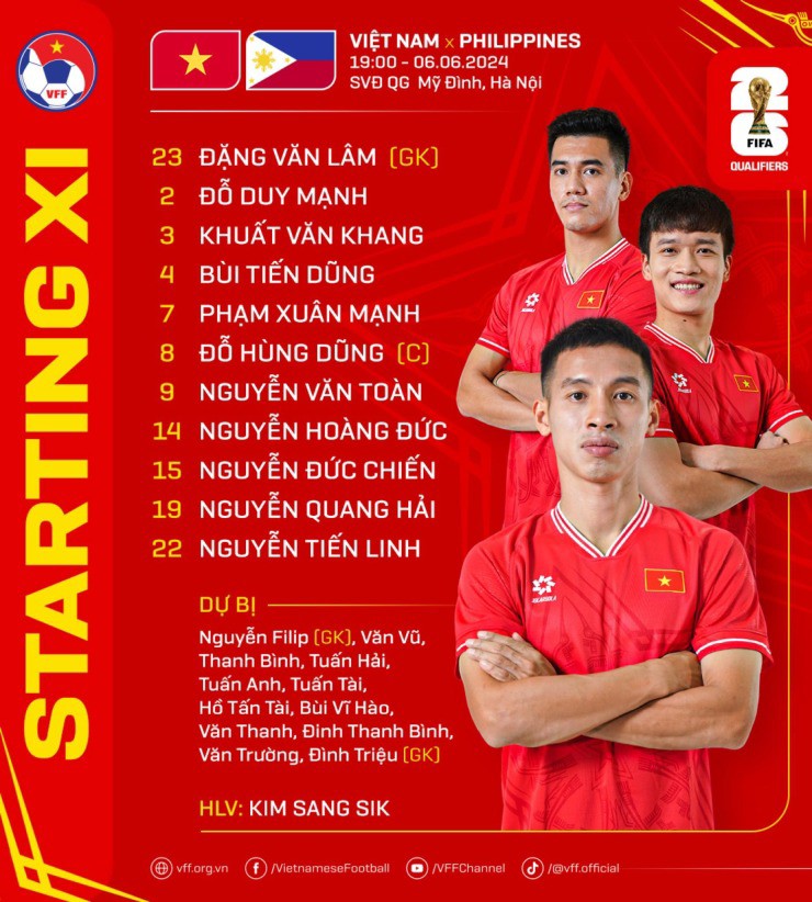 Trực tiếp bóng đá Việt Nam - Philippines: Tuấn Hải lập công, vỡ òa cuối trận (Vòng loại World Cup) (Hết giờ) - 13