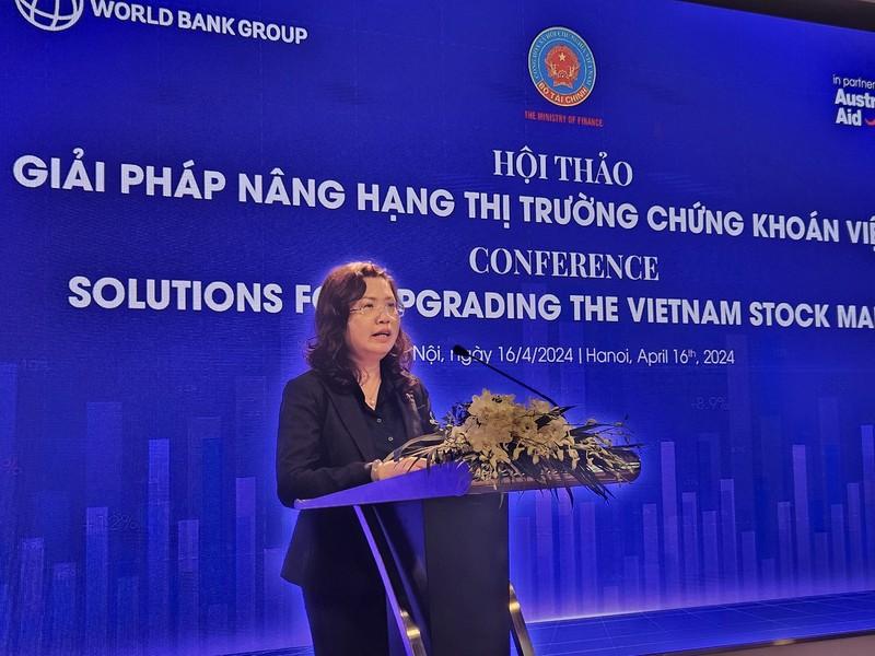 Hội thảo Giải pháp nâng hạng thị trường chứng khoán Việt Nam