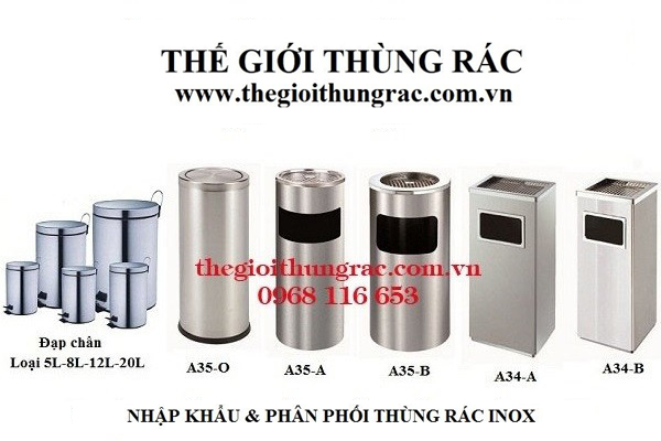 Thùng rác inox thích hợp hơn với những không gian đòi hỏi sự tinh tế, sang trọng