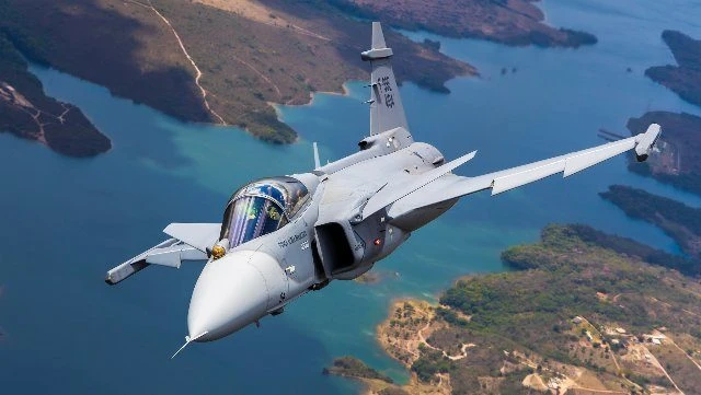 Tiêm kích JAS-39 Gripen của Thụy Điển. Ảnh: Sgt Müller Marin/Bulgarianmilitary.com