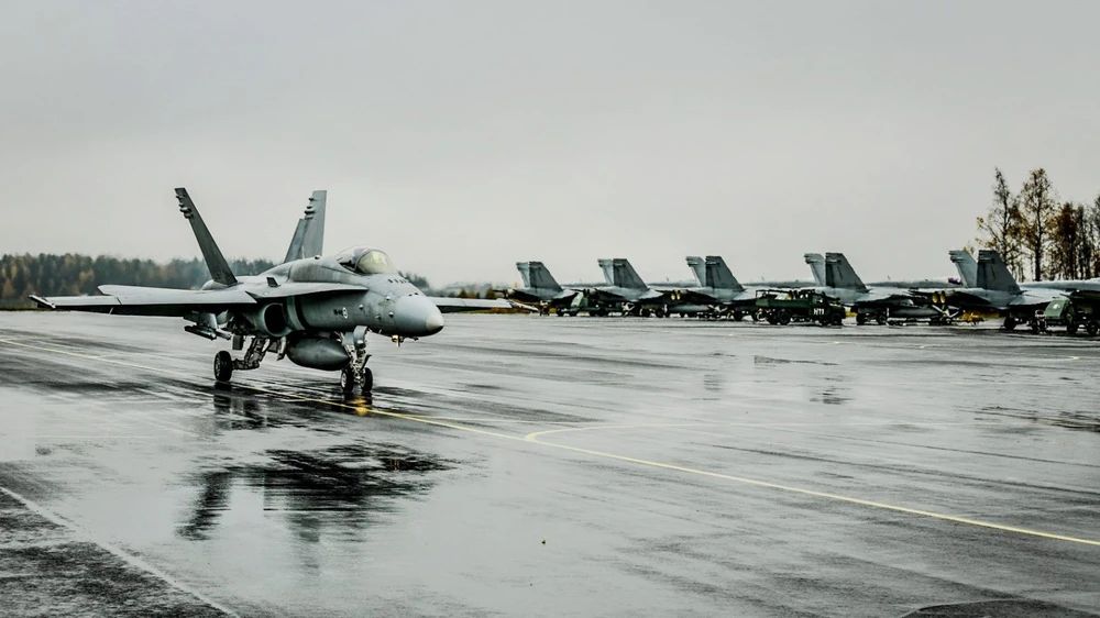 Tiêm kích F/A-18 Hornet của Không quân Phần Lan. Ảnh: MILITARNYI