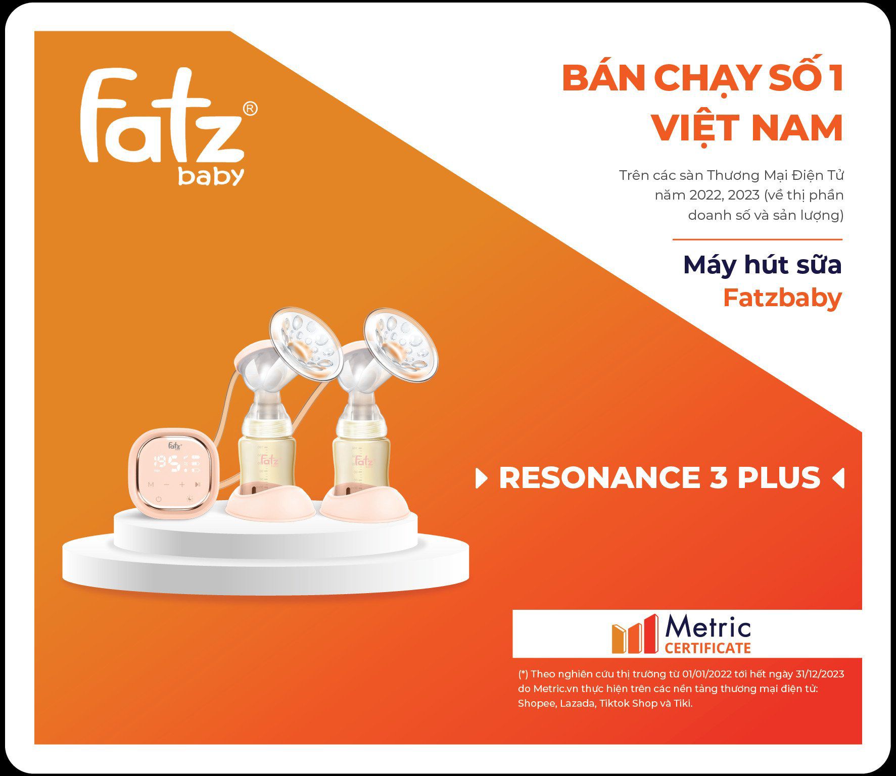 Máy hút sữa uy tín nhất hiện nay được các mẹ tin dùng. Nguồn: Fatzbaby&nbsp;