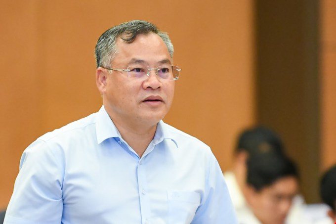 Thứ trưởng Công an Nguyễn Văn Long. Ảnh: Media Quốc hội