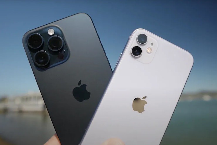 iPhone đã có nhiều thay đổi kể từ iPhone 11 tới iPhone 15 Pro Max. (Ảnh minh họa: Cnet)