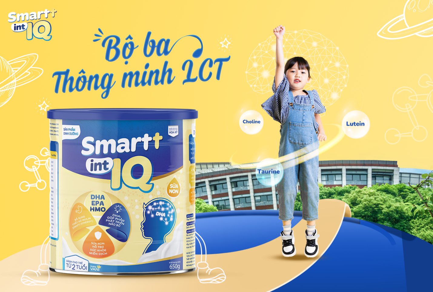 Smart IQ - Sở hữu bộ ba dưỡng chất "vàng" cho não bộ - 1