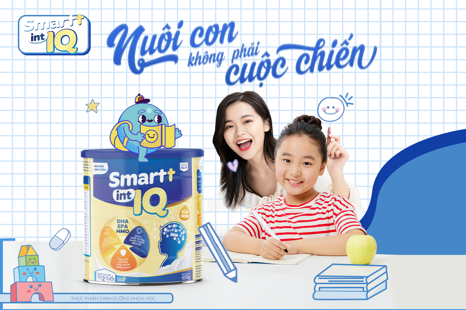 Smart IQ - Sở hữu bộ ba dưỡng chất "vàng" cho não bộ - 2