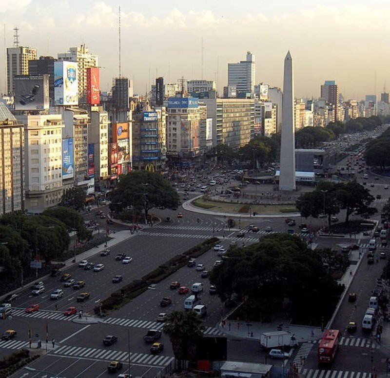 Avenida 9 de Julio.