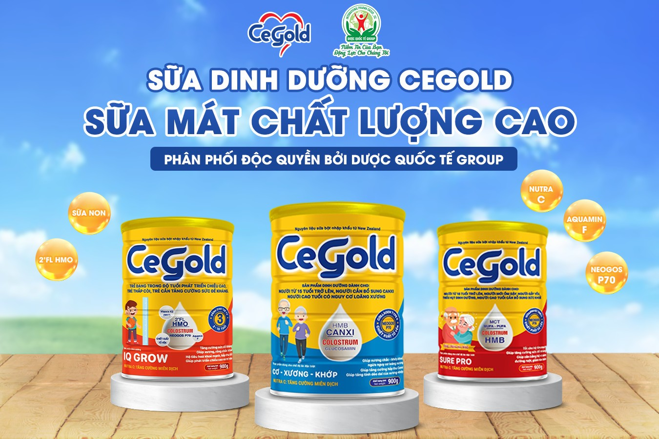 Sản phẩm dinh dưỡng CeGold