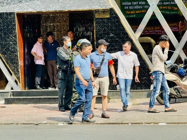 Phía trước quán bar Phương Lâm. Ảnh: CAND