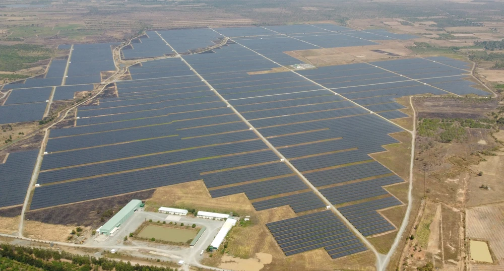 Dự án điện mặt trời Xuân Thiện ở huyện Ea Súp. Ảnh: NGUYÊN VŨ