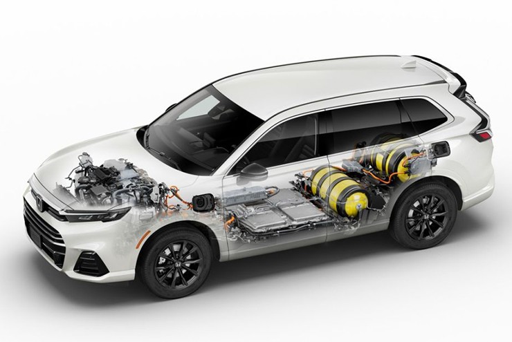 Honda CR-V sử dụng nhiên liệu hydro và điện được sản xuất thương mại