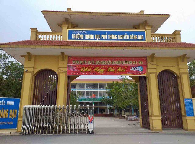 Trường THPT Nguyễn Đăng Đạo (huyện Tiên Du, Bắc Ninh).