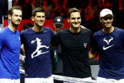 Federer gửi gắm điều đặc biệt với Murray, Nadal và Djokovic