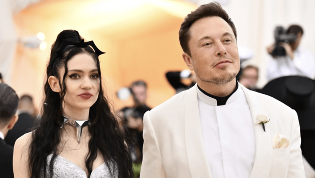 Elon Musk và bạn gái, nữ ca sĩ Canada Grimes có 3 người con.