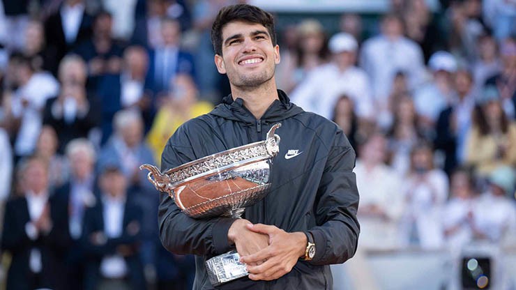 Alcaraz vô địch Roland Garros mới đây