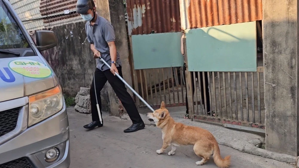 TP Biên Hoà tiếp tục triển khai thí điểm mô hình bắt chó thả rông trên địa bàn. Ảnh: VŨ HỘI.