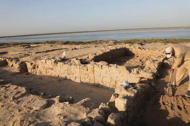 Phế tích được cho là một phần của thành phố cổ Tu'am - Ảnh: Sở Du lịch và khảo cổ học Umm Al Quwain