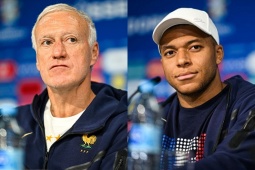 Họp báo ĐT Pháp đấu ĐT Áo EURO 2024: HLV Deschamps, Mbappe tự tin cao độ