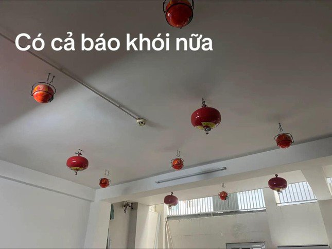 Hệ thống chữa cháy tại nhà xe. Nguồn: Huê Lương