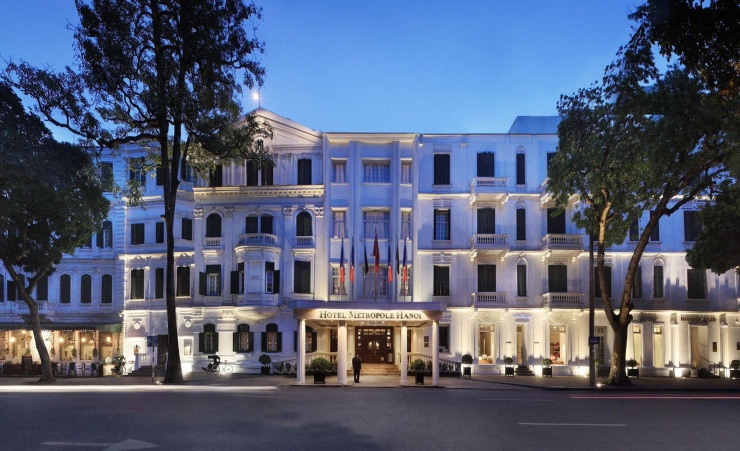 Năm 1996, Sofitel Legend Metropole Hà Nội được Tổng cục Du lịch Việt Nam (nay là Cục Du lịch Quốc gia Việt Nam) trao tặng danh hiệu khách sạn 5 sao đầu tiên ở Hà Nội. Ảnh: Sofitel Legend Metropole Hà Nội