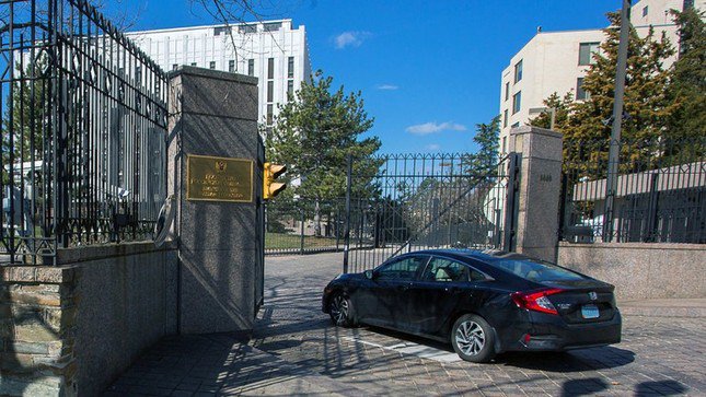 Đại sứ quán Nga ở Washington. Ảnh: Sputnik