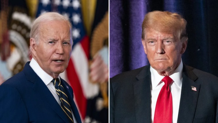 Ngày 27/6, ông Joe Biden và ông Donald Trump sẽ có màn tranh luận trực tiếp đầu tiên trong cuộc đua vào Nhà Trắng nhiệm kỳ tiếp theo. Nguồn: Greg Nash