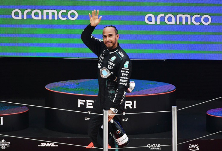 Hamilton đã có podium ở 18 mùa giải tham dự