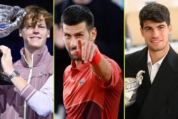 "3 ông lớn" Sinner, Djokovic, Alcaraz giành giật ngôi vô địch Wimbledon 2024