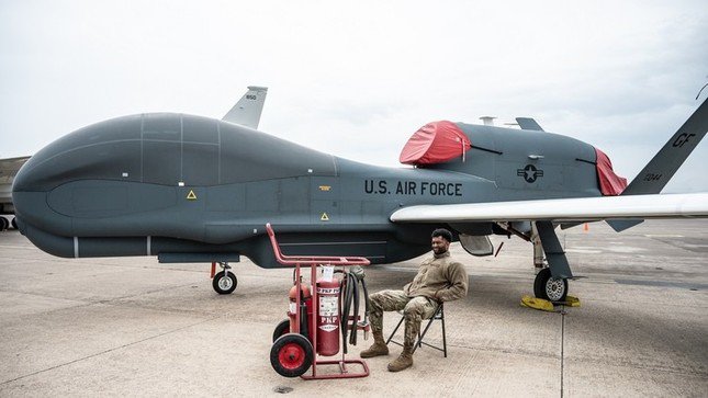 Máy bay không người lái Global Hawk của Mỹ. Ảnh: Getty Images