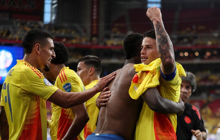 Colombia chính thức lọt vào tứ kết Copa America 2024