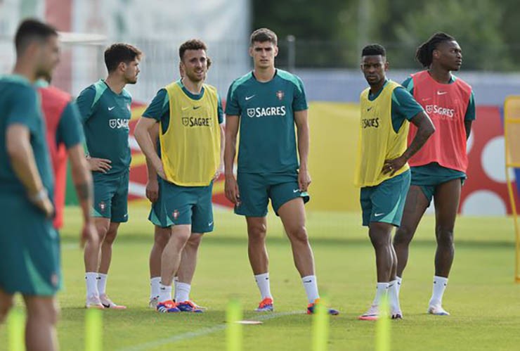 Training session on June 28 of the Portuguese national team