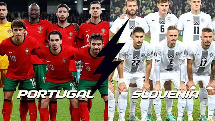 Portugal far surpasses the value of Slovenia's squad