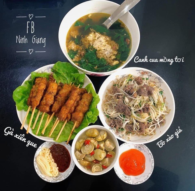 Mâm cơm gia đình mang phong cách Hàn - mới lạ mà gần gũi.