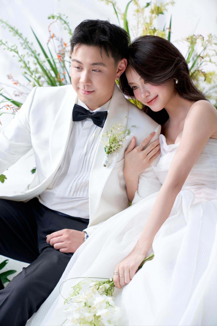 Ảnh cưới của Hàn Hằng và Huyme.