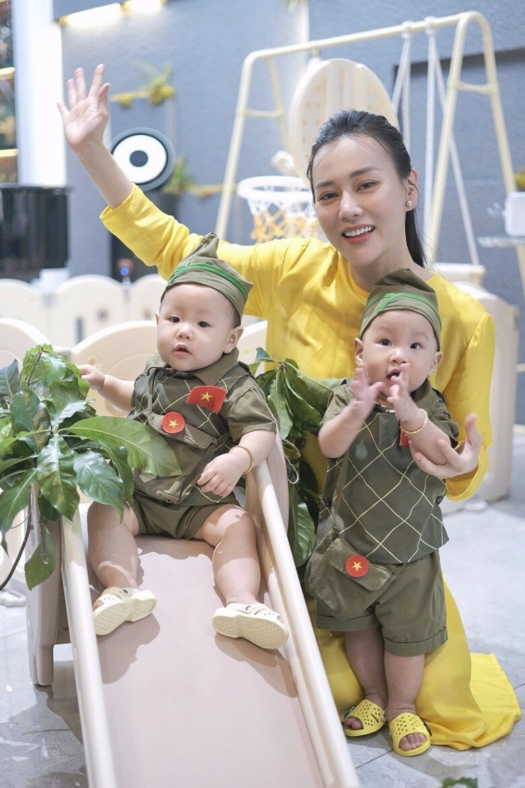 Phương Oanh dọn tiệc thôi nôi hoành tráng cho cặp song sinh, chuẩn dáng "phu nhân cá mập" với bộ trang sức kim cương - 7