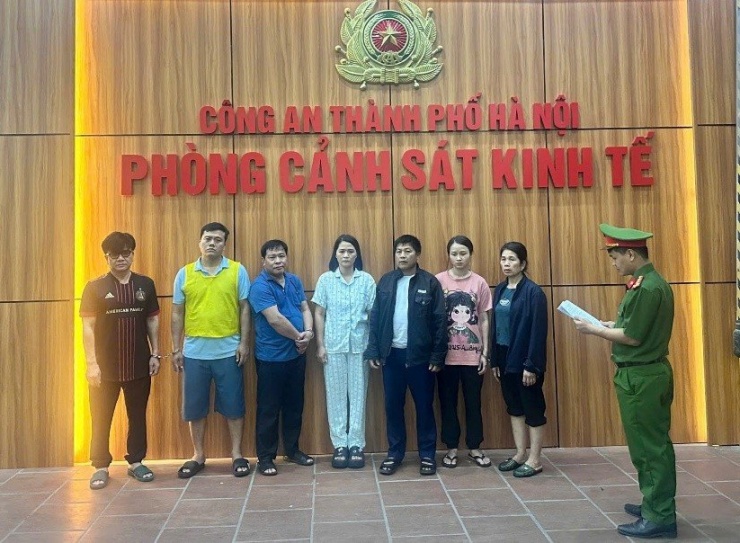 Các bị can bị khởi tố trong vụ án.