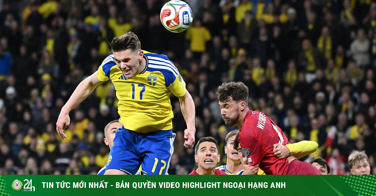 Video bóng đá Thụy Điển - Ba Lan: Rượt đuổi kịch tính, "người hùng" Gyokeres (Play-off World Cup)
