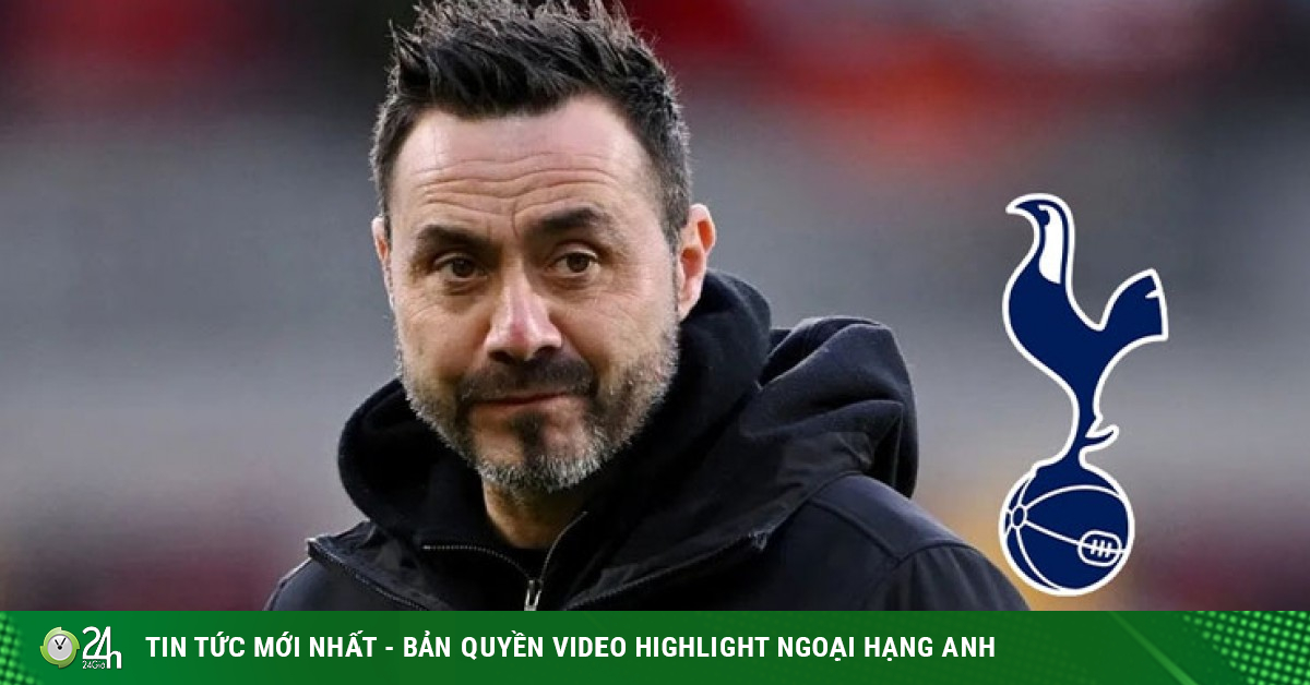 Tottenham chính thức ký hợp đồng với De Zerbi, quyết trụ hạng Ngoại hạng Anh