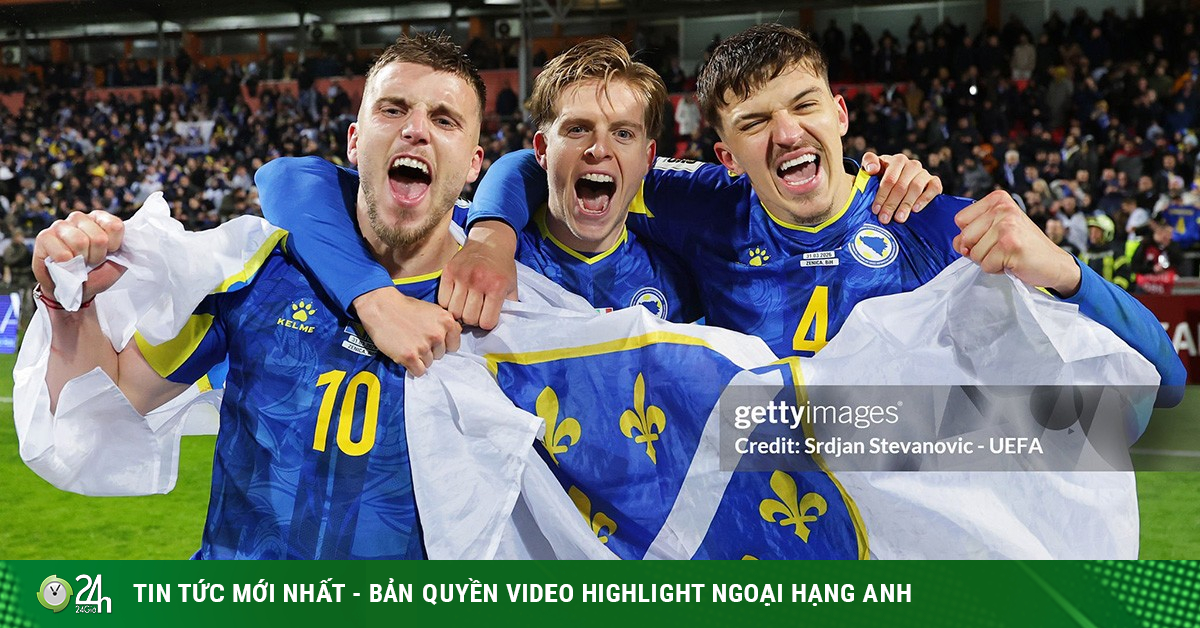 46 anh hào giành vé dự World Cup: Bosnia "đá bay" Italia, Gyokeres gieo sầu Lewandowski