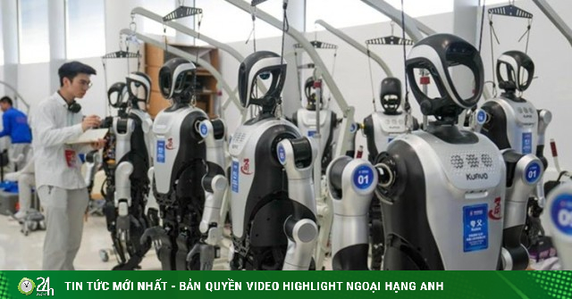 Sốc với "lò đúc" người máy tại Trung Quốc: Cứ 30 phút xuất xưởng một robot