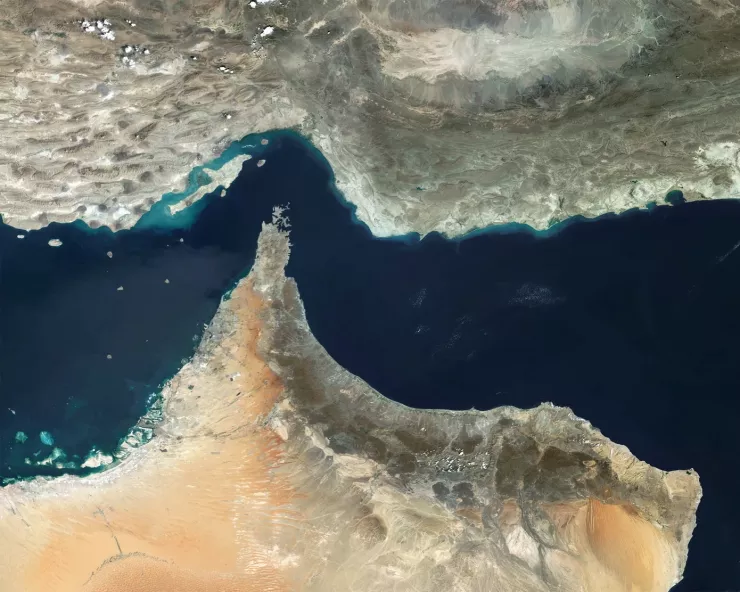 Eo biển Hormuz.