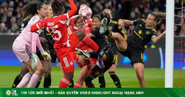 Video bóng đá Nữ Bayern Munich - Nữ MU: Mộng ngược dòng tan vỡ vì 2 quả phạt góc (Cúp C1)