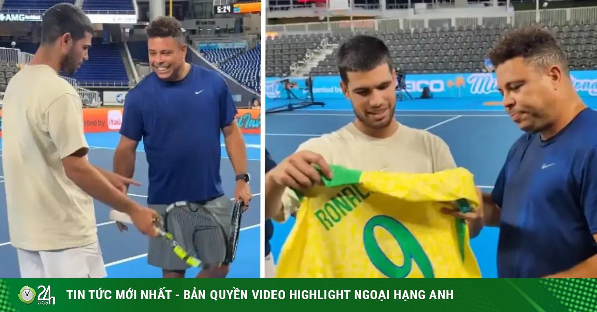 Choáng: "Người ngoài hành tinh" Ronaldo chấn thương vì đỡ cú đánh của Alcaraz