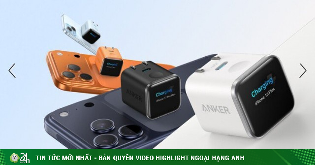 Anker trình làng bộ sạc tích hợp màn hình thông minh, tương thích iPhone và Xiaomi