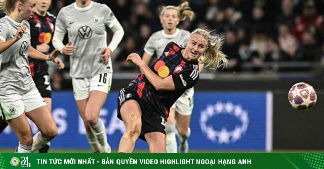 Video bóng đá Nữ Lyon - Nữ Wolfsburg: Bùng nổ hiệp phụ, tái ngộ nhà vô địch (Cúp C1)