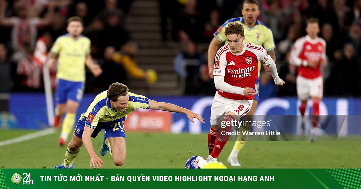 Kết quả bóng đá Southampton - Arsenal: "Pháo thủ" lâm nguy (FA Cup)
